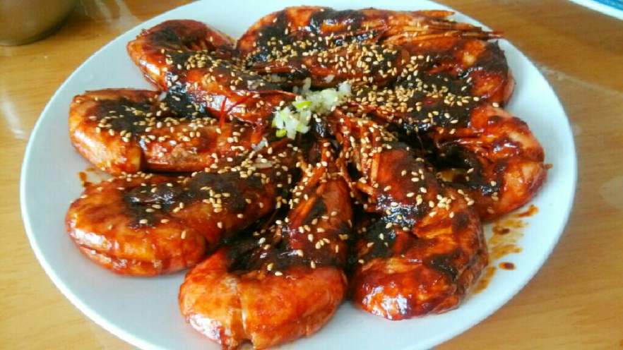 红焖大虾