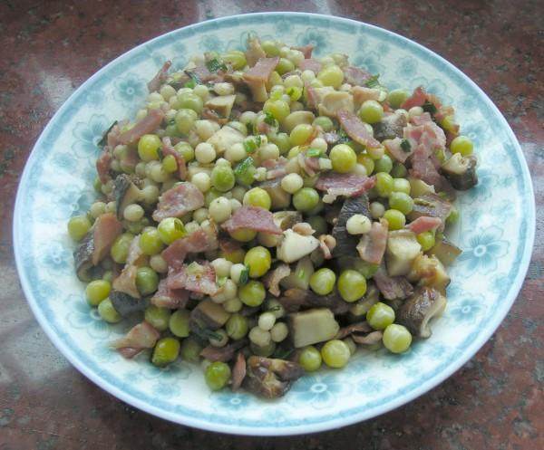 荷兰豆芡实炒培根