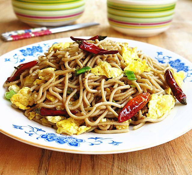 麻油炒莜面