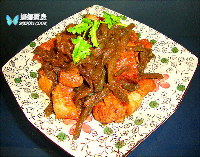 东北干豆角红烧肉