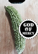 冬季灭火器剁椒苦瓜,<a style='color:red;display:inline-block;' href='/shicai/ 55'>苦瓜</a>一根清水冲洗干净放在砧板上