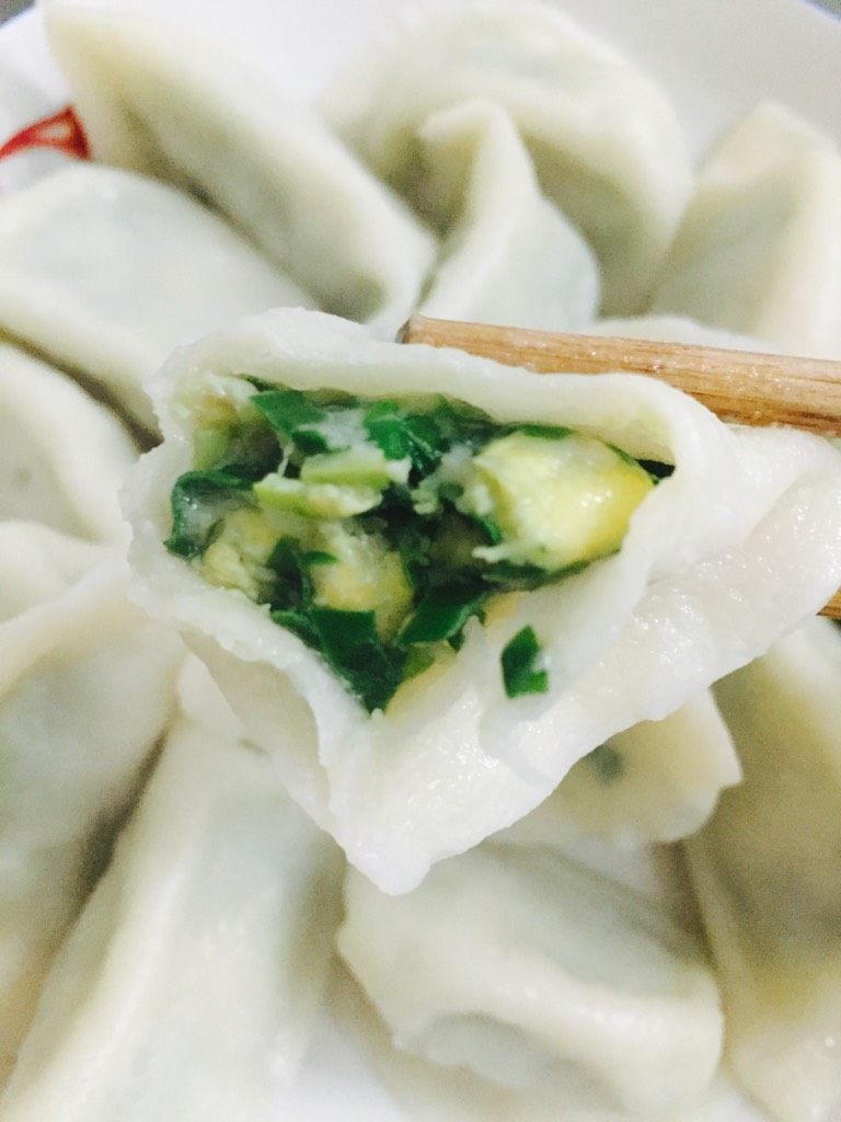 猪肉韭菜鸡蛋饺