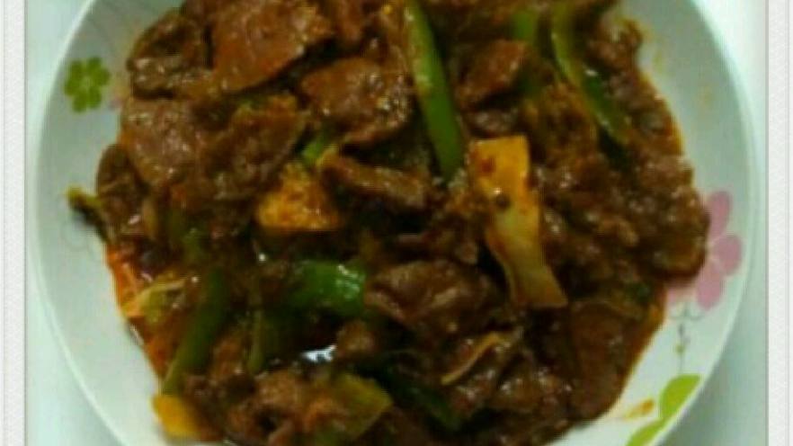 泡菜炒牛肉