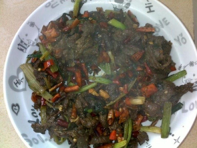 干椒肥牛