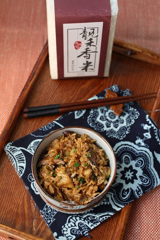 香菇麻油鸡米饭