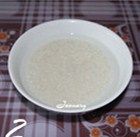 香菇麻油鸡米饭,香米浸泡1个小时;