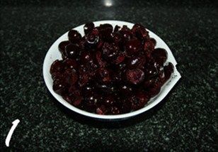 车厘子果酱 ,车厘子洗净,去核;