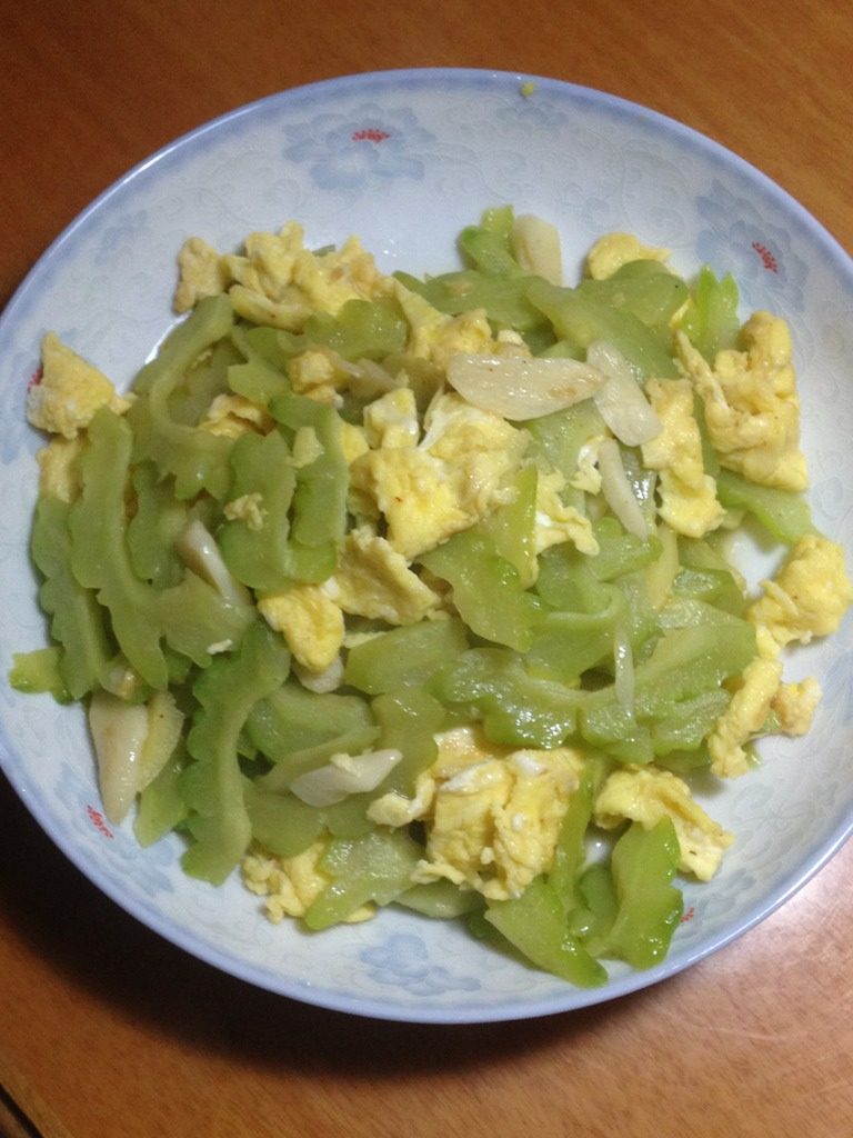 苦瓜炒蛋