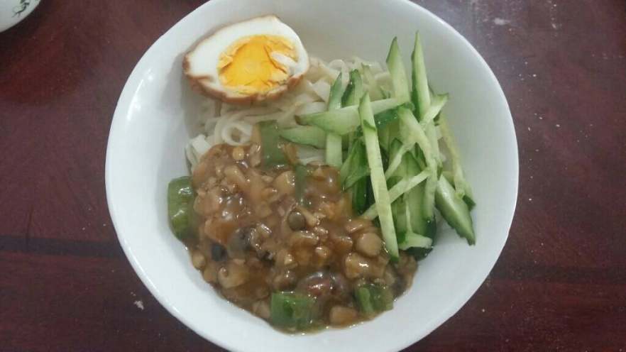 手擀打卤面