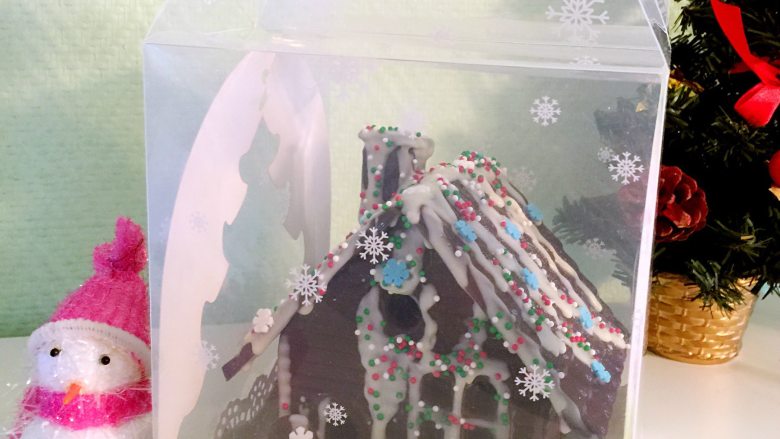 巧克力雪屋,如果准备送人,搞个拎盒也蛮摆的