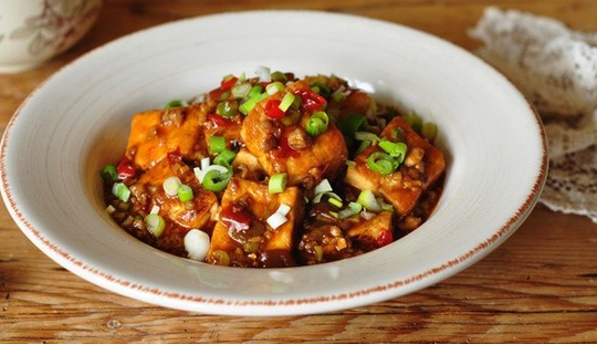 鱼香煎豆腐