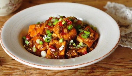 鱼香煎豆腐