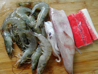海鲜豆腐煲,海鲜类;