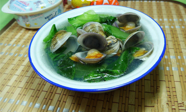 青菜圆蛤汤