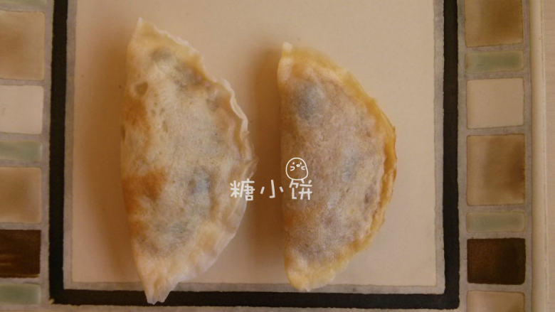 纯手工蛋皮饺子,如果不马上吃的话可以直接放冰箱冷冻保存。