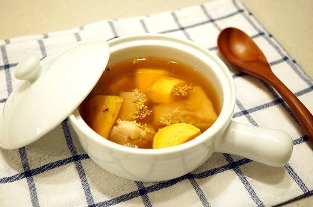 电饭锅版番薯芋头姜红糖水