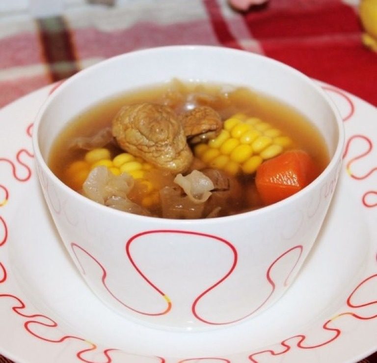 松茸银耳瘦肉汤