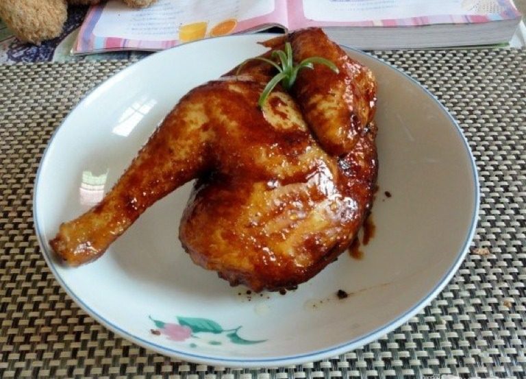 姜葱酱油鸡腿
