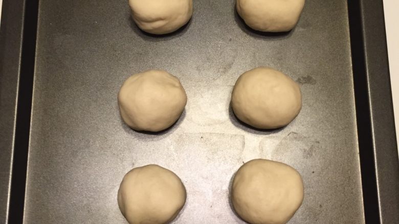 自制烧饼(烤箱版),收口朝下,10个一同做完