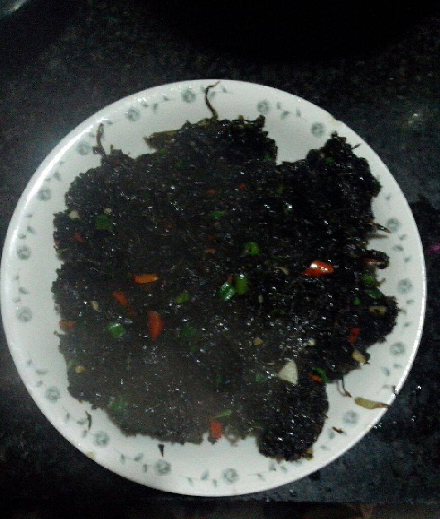 炒紫菜