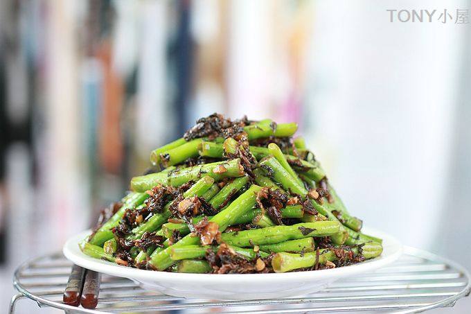 梅干菜炒豇豆