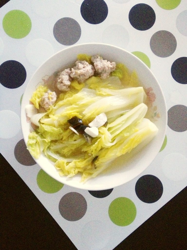 上汤丸子娃娃菜