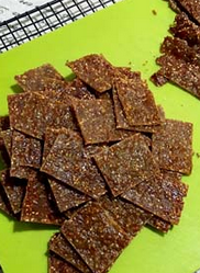 猪肉脯,取出,放凉,切片