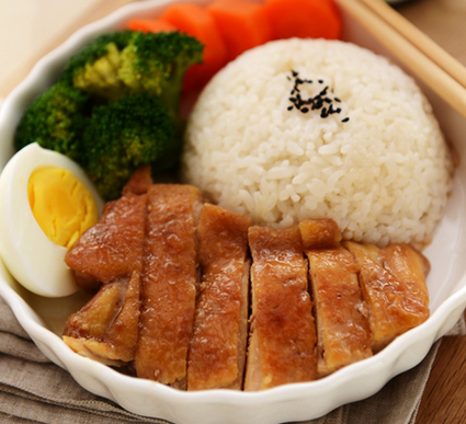 照烧鸡腿饭