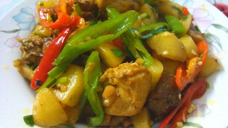 鸡肉烧土豆