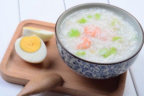 西芹虾仁粥