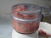 瑞典肉丸,用料理机打成肉糜,并上劲有粘性