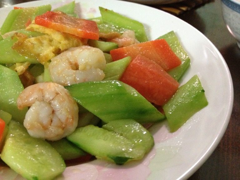 虾仁炒黄瓜