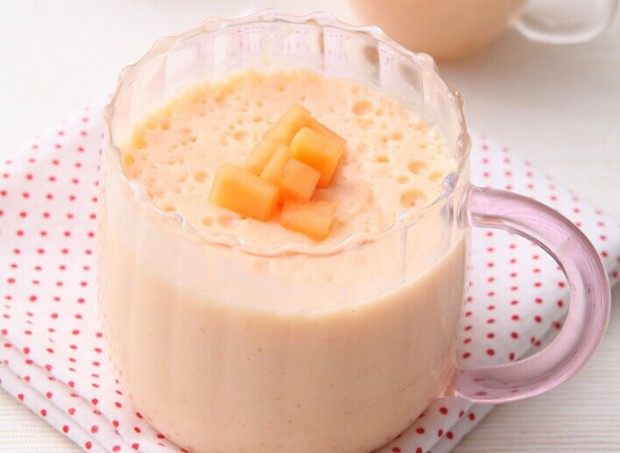 木瓜燕麦牛奶冻