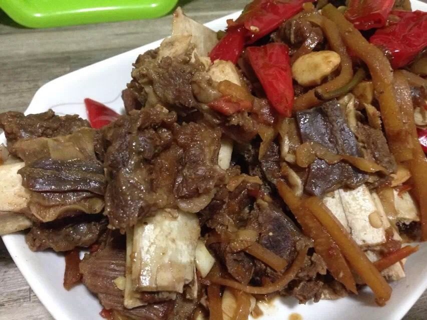 酸辣牛排