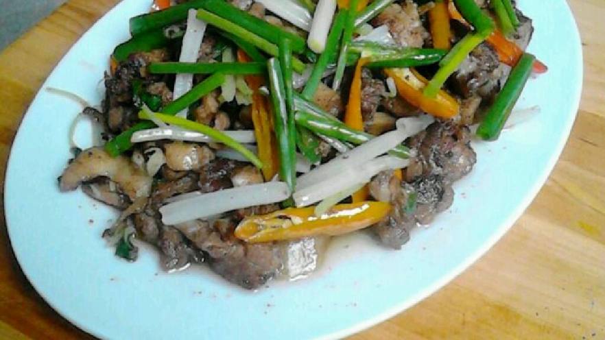 尖椒鸭丁