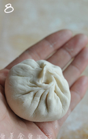 上海生煎,包起来,成小包子状