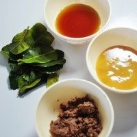 自制泰式绿咖喱酱,原料集合图之<a style='color:red;display:inline-block;' href='/shicai/ 714'>鱼露</a>、<a style='color:red;display:inline-block;' href='/shicai/ 110057'>柠檬叶</a>、<a style='color:red;display:inline-block;' href='/shicai/ 211323'>棕榈糖</a>、泰式虾酱
