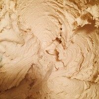 咖啡海盐奶油曲奇,用刮刀切拌均匀至无干粉即可,不要过度搅拌。