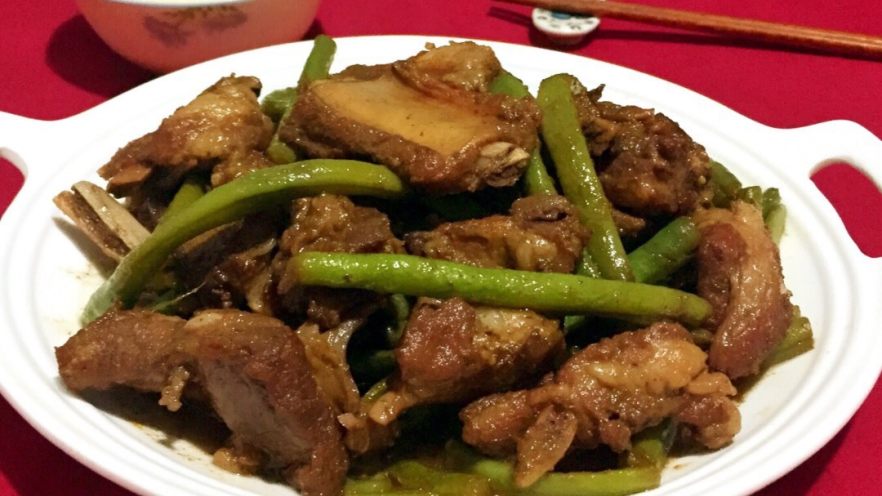 排骨炖豆角