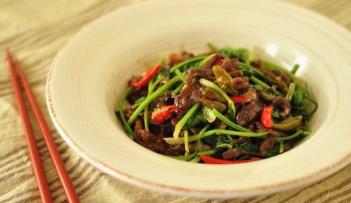 野山椒炒牛肉