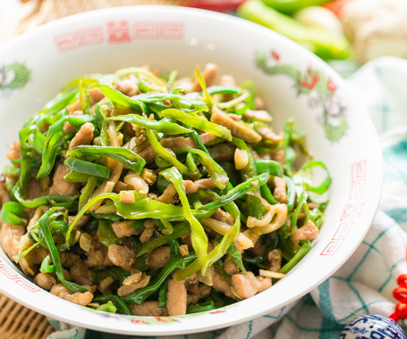 青椒榨菜肉丝
