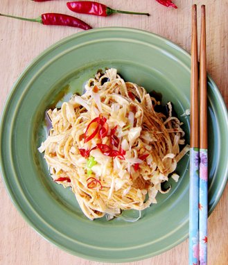 香辣豉油干豆腐丝