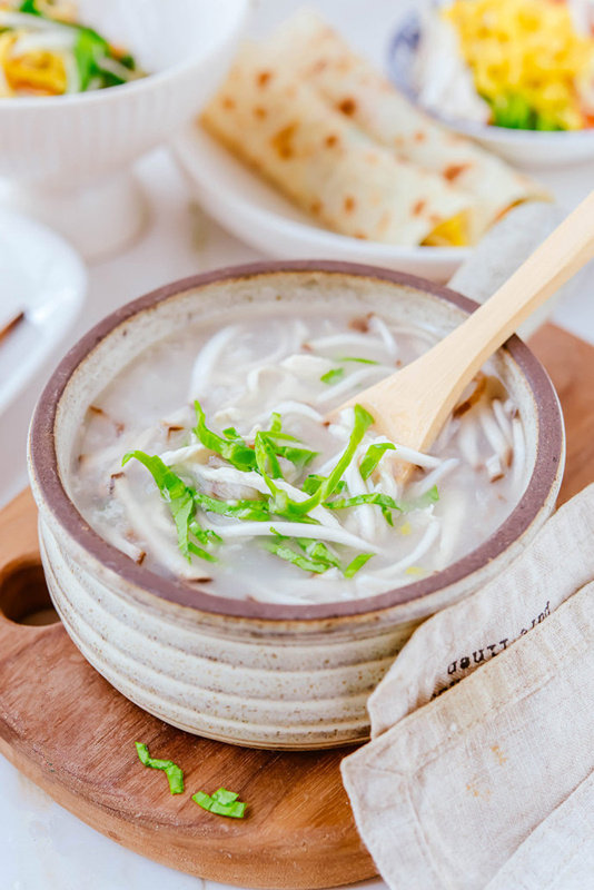 香菇鸡肉粥