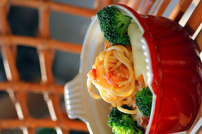 意大利番茄培根焗面