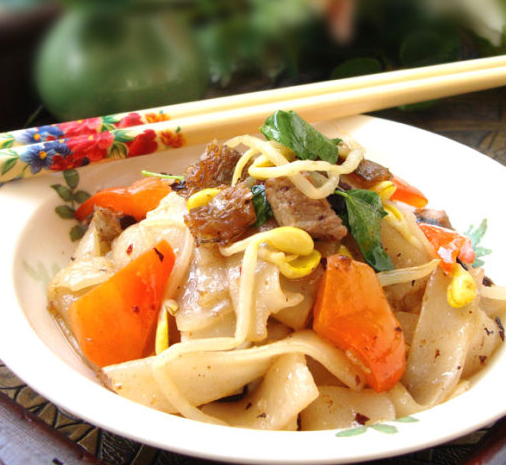 豉椒牛肉炒河粉