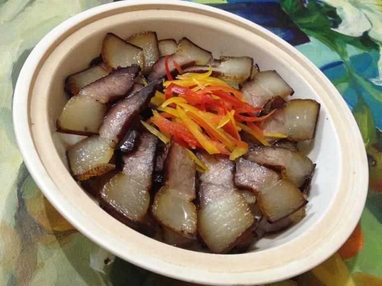 淸蒸腊肉