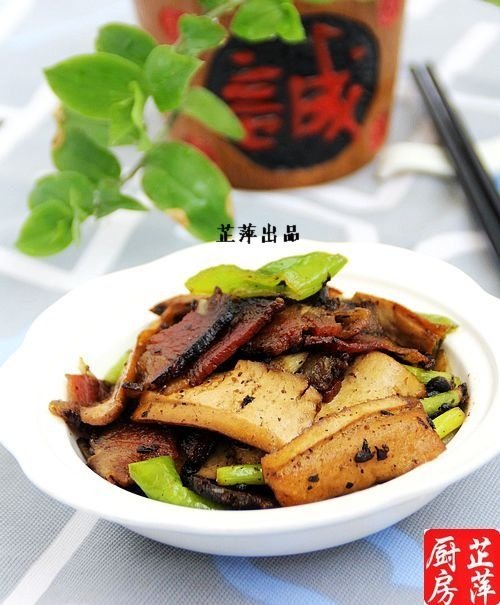 湘腊肉炒豆干
