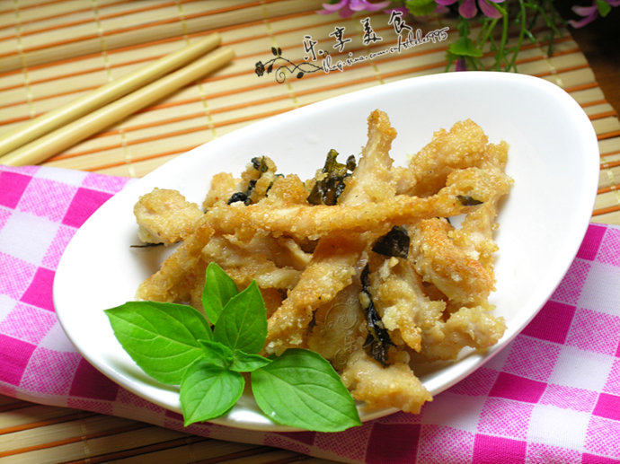 香酥罗勒鸡柳