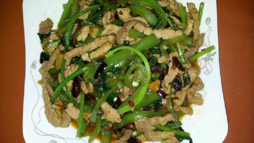 香辣肉丝