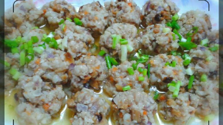 清蒸肉丸